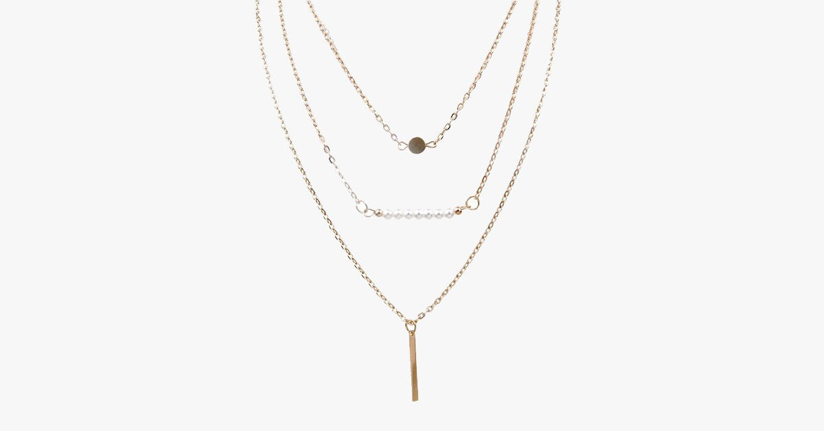 Frendorf | 3 Schichten Bar Halskette