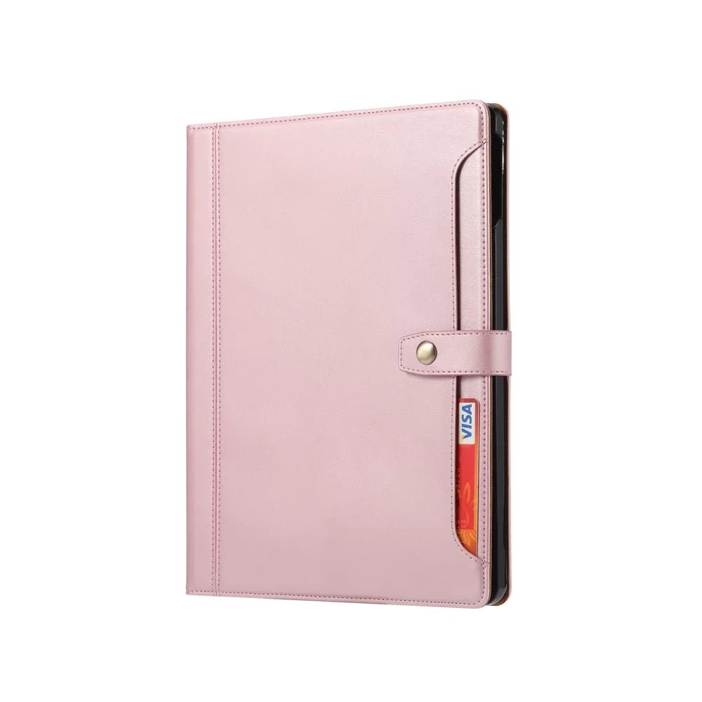 Frendorf | Leder Folio Case mit Kartenfächern & Stifthalter für iPad