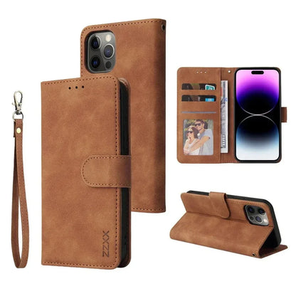Frendorf | Leder iPhone Wallet Flip Cover Magnetische Hülle