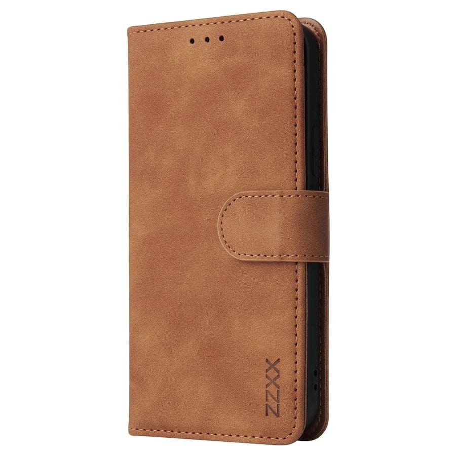 Frendorf | Leder iPhone Wallet Flip Cover Magnetische Hülle