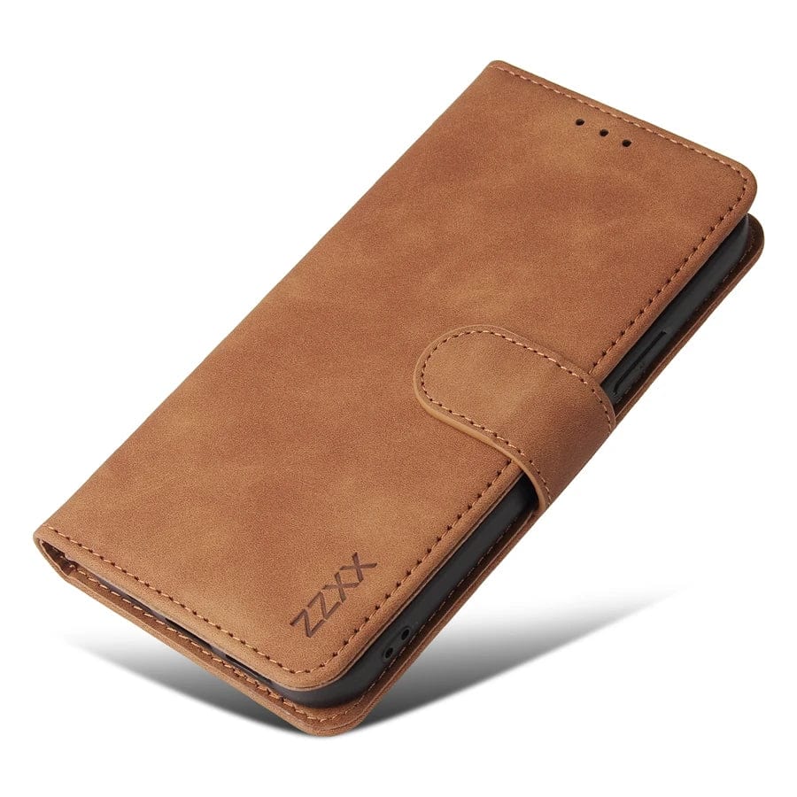 Frendorf | Leder iPhone Wallet Flip Cover Magnetische Hülle