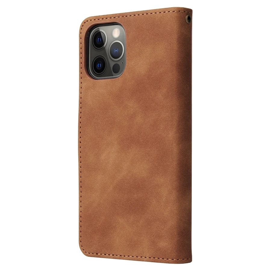 Frendorf | Leder iPhone Wallet Flip Cover Magnetische Hülle