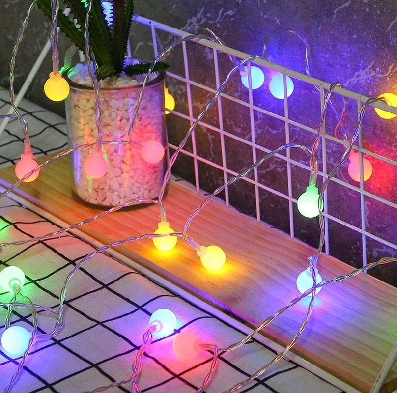 LED Ball Lichterkette