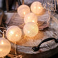 LED Baumwollball Girlande Lichter