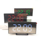 LED Digitaler Wecker – Gebogener Spiegelbildschirm, Tischwecker mit Schlummerfunktion, Elektronisches Tischdisplay, Schlafzimmer- und Wohnkultur