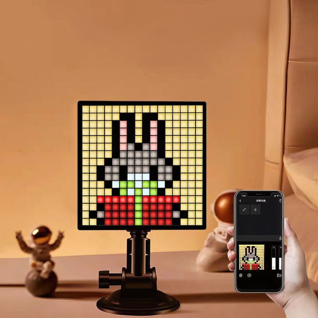 Frendorf | PixelCraft Smart LED Display | Individuelle Animationen & Leuchtanzeigen | Kreative Deko für Zuhause