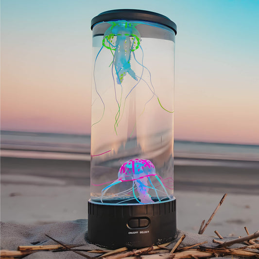 Beruhigende LED Qualle Tischlampe