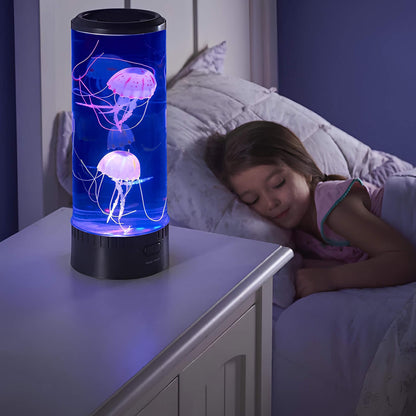 Beruhigende LED Qualle Tischlampe