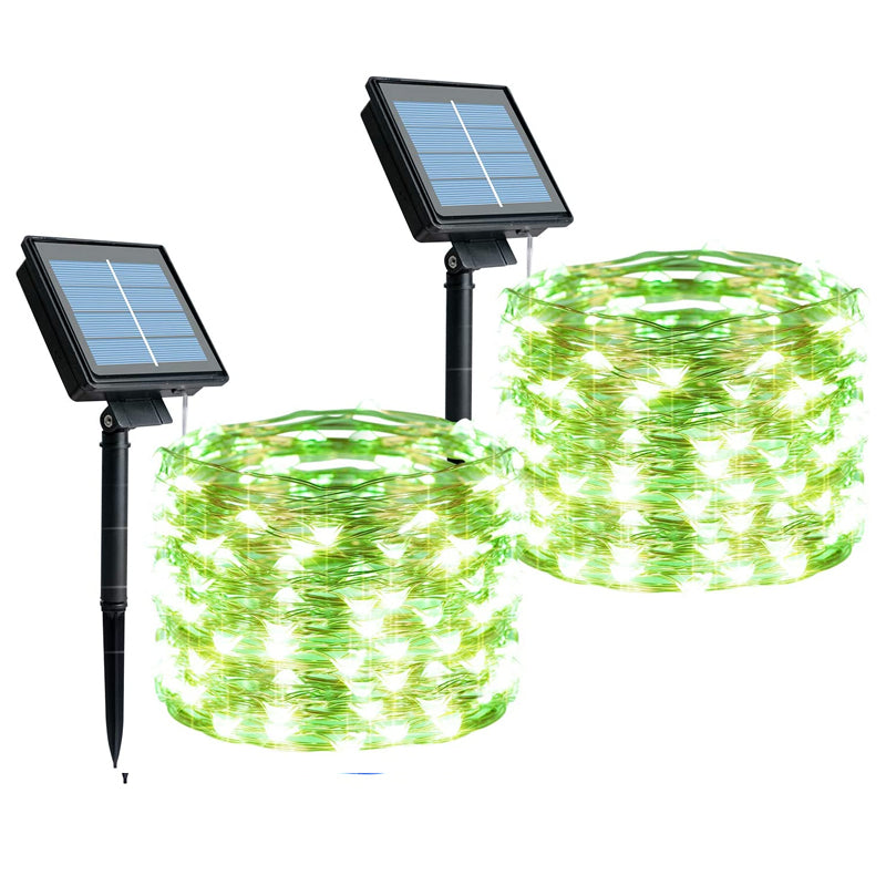 Frendorf | LumenVibe Solar Lichterkette für Außen | Wasserdicht | Solar-Gartenbeleuchtung | Stimmungsvolle Dekoration