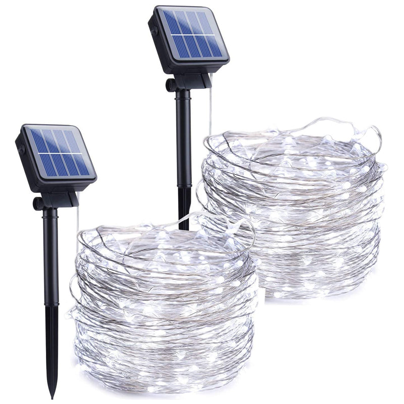 Frendorf | LumenVibe Solar Lichterkette für Außen | Wasserdicht | Solar-Gartenbeleuchtung | Stimmungsvolle Dekoration