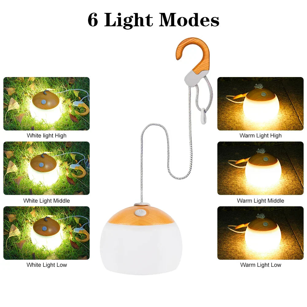 Frendorf | Retro Camping Laterne USB Wiederaufladbares Licht - CampGlow