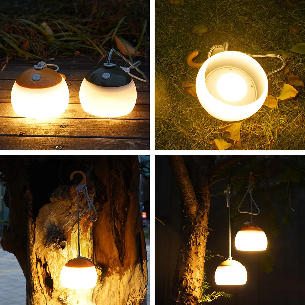 Frendorf | Retro Camping Laterne USB Wiederaufladbares Licht - CampGlow