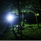 Frendorf | Kraftvolle Wasserfeste LED Stirnlampe mit Zoom & Wiederaufladbarem Akku für Outdoor-Aktivitäten