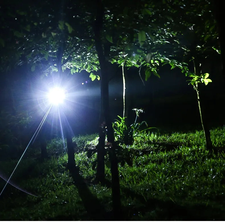 Frendorf | Kraftvolle Wasserfeste LED Stirnlampe mit Zoom & Wiederaufladbarem Akku für Outdoor-Aktivitäten