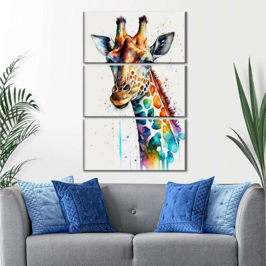 Frendorf | Giraffe Aquarell Wandkunst