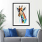 Frendorf | Giraffe Aquarell Wandkunst