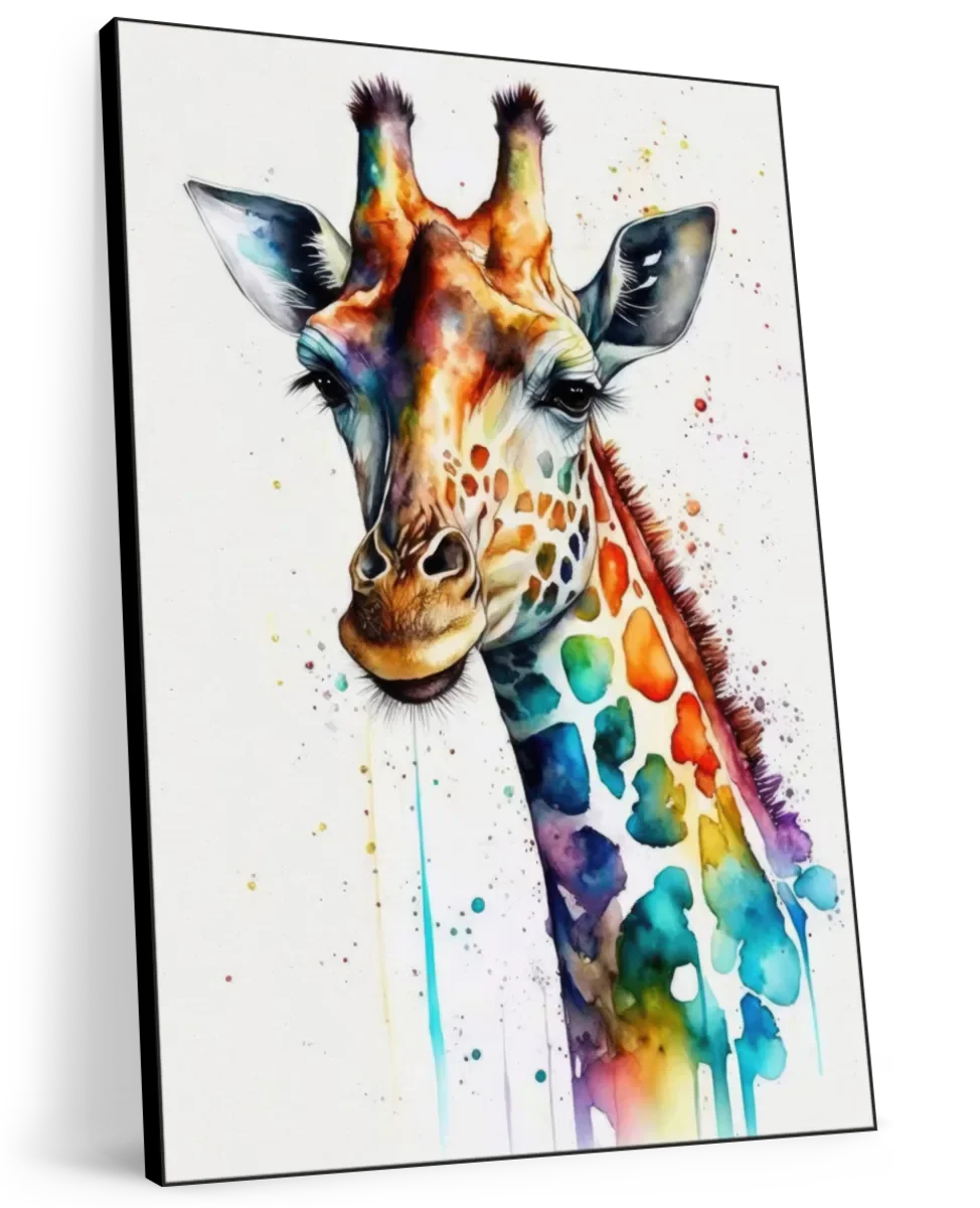 Frendorf | Giraffe Aquarell Wandkunst