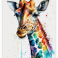 Frendorf | Giraffe Aquarell Wandkunst
