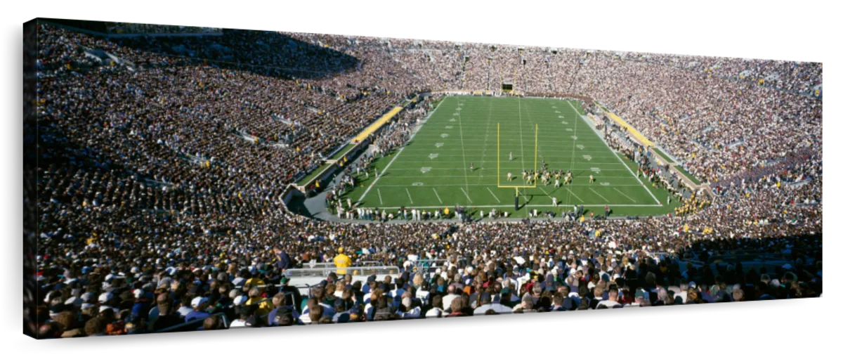 Frendorf | Luftaufnahme von Notre Dame Stadion Wandkunst