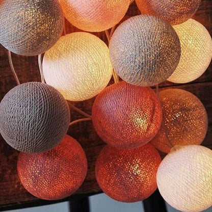 Frendorf | Fröhliche Baumwoll-Lichterkette – LumiBall