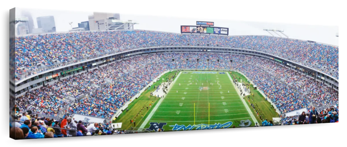 Frendorf | NFL-Football im Ericsson Stadium Charlotte Wandkunst