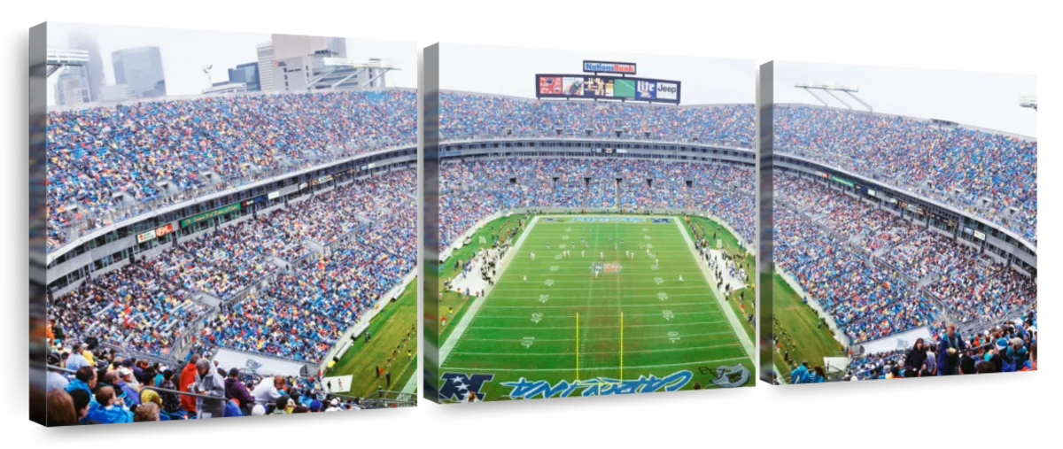 Frendorf | NFL-Football im Ericsson Stadium Charlotte Wandkunst