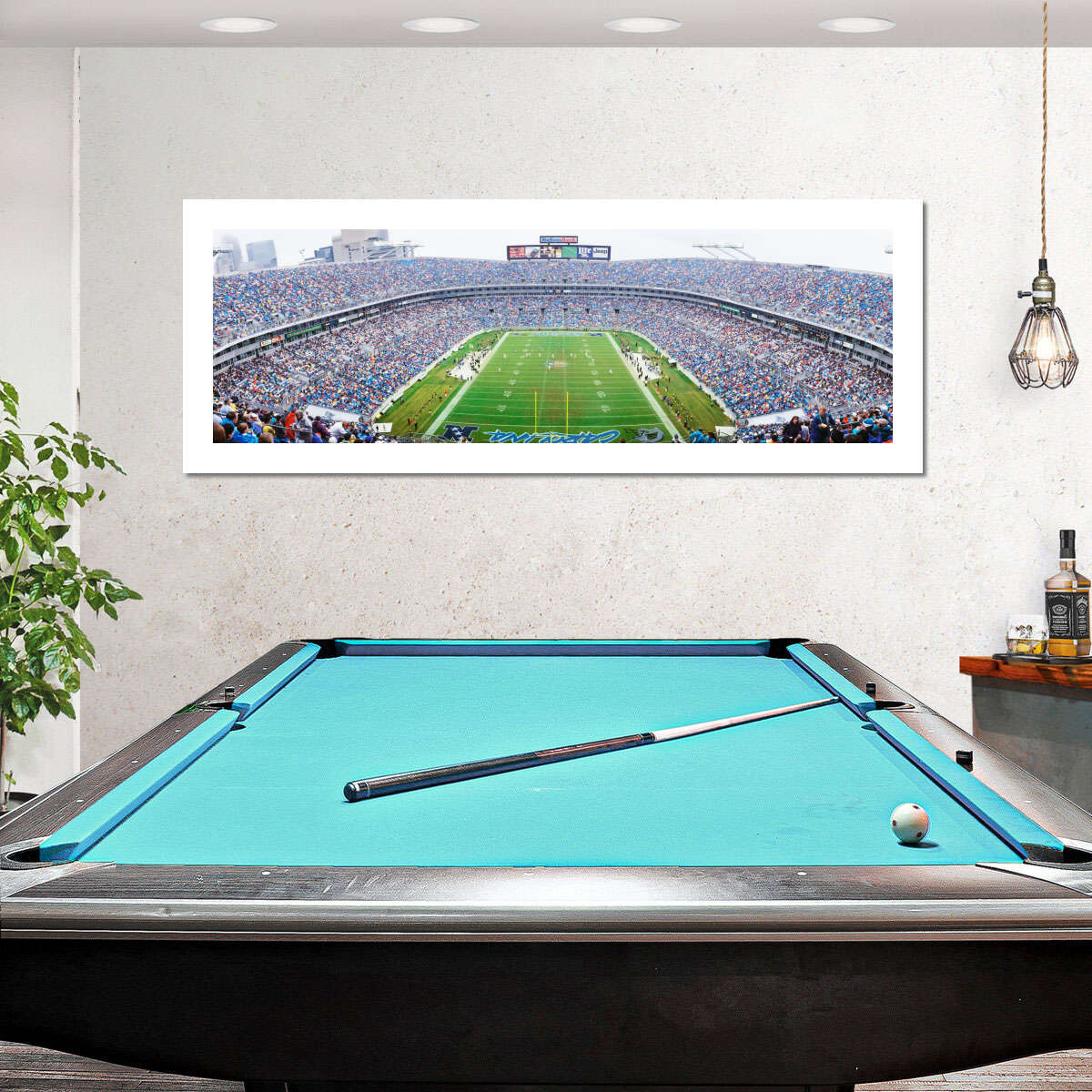 Frendorf | NFL-Football im Ericsson Stadium Charlotte Wandkunst