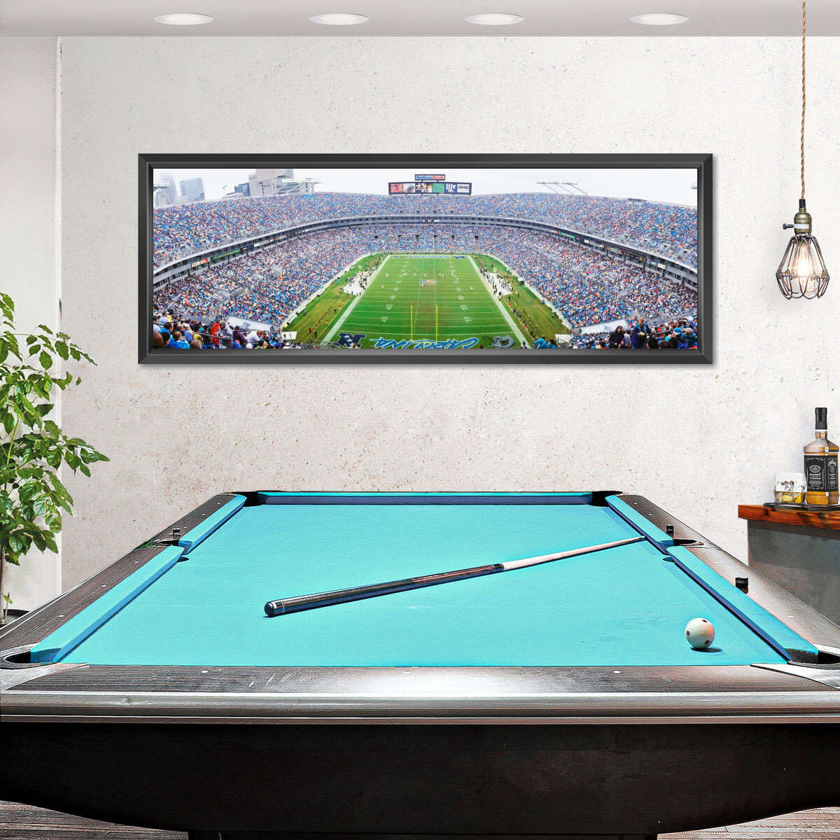 Frendorf | NFL-Football im Ericsson Stadium Charlotte Wandkunst