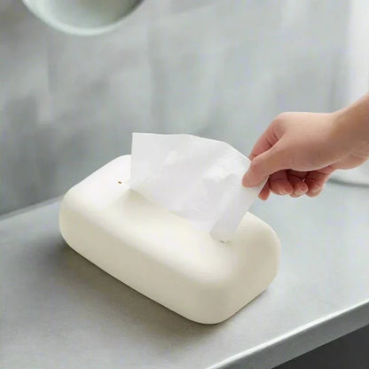 Hellbeige weiche Taschentuchbox-Abdeckung