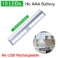 Licht LED Lichter Mit PIR Bewegungssensor Licht Smarte Lampe Für Küche