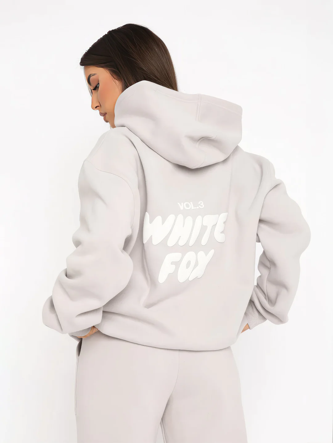 Frendorf | White Fox Hoodie Set