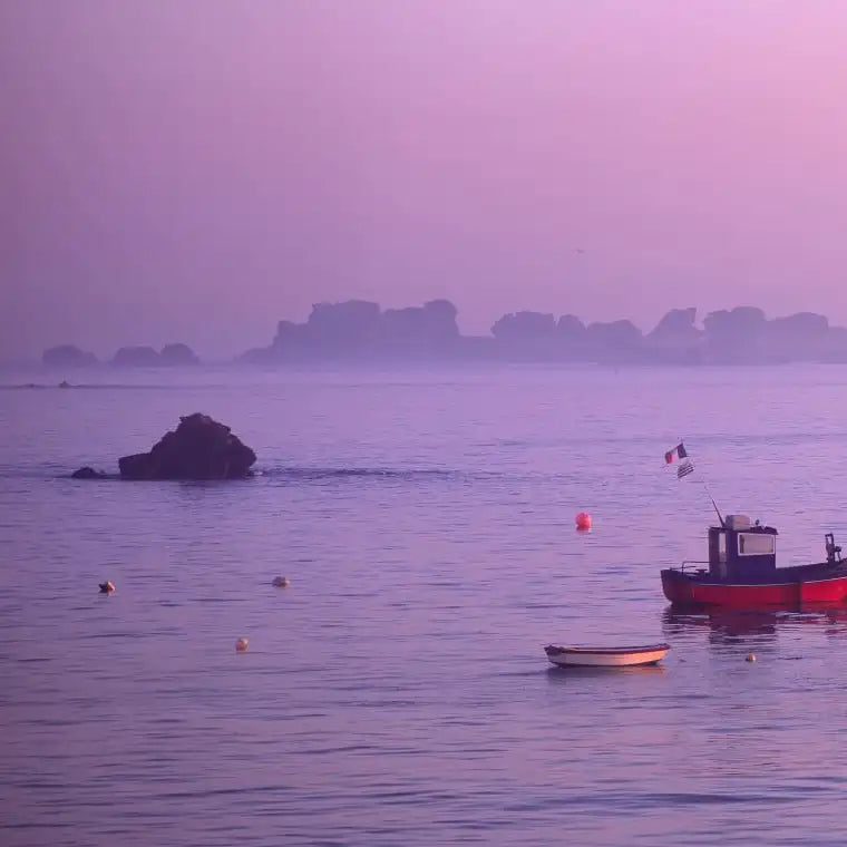 Frendorf | Lighthouse At Sunrise Ile Vierge Finistere Wandkunst