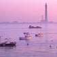 Frendorf | Lighthouse At Sunrise Ile Vierge Finistere Wandkunst