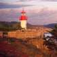 Frendorf | Leuchtturm an der Küste von Port Manec'h Wandkunst