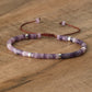 Frendorf | Geflochtenes Armband mit 2,4 mm Naturstein-Rollern – Seraphina