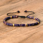 Frendorf | Geflochtenes Armband mit 2,4 mm Naturstein-Rollern – Seraphina