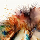 Frendorf | Lion Aquarell Wandkunst