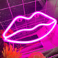 Lips Neon Zeichen