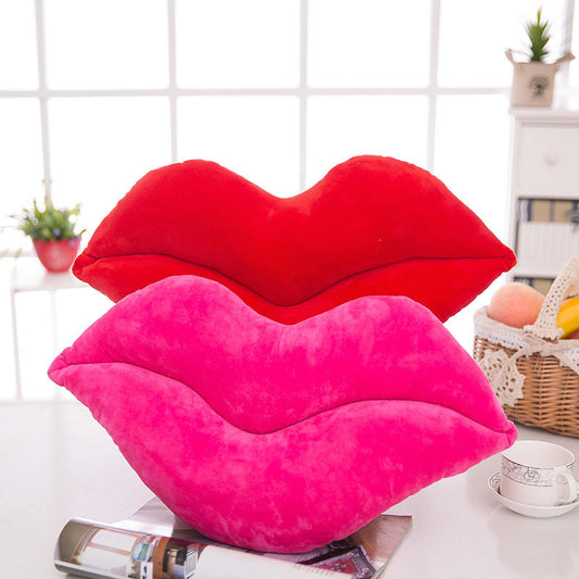 Plüsch Lippen Kissen