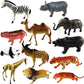 Kleiner Zoo | Hängelampe mit Glasschirm