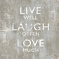 Frendorf | Live Well I Wandkunst
