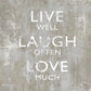 Frendorf | Live Well I Wandkunst