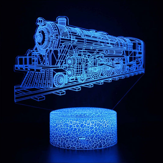 3D Lampe Lokomotive Vintage