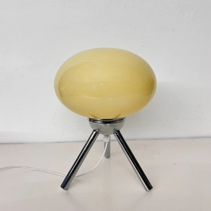 Frendorf | TripodGlow moderne Tischlampe aus Glas