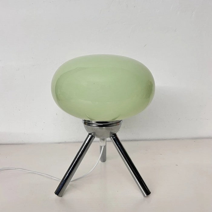 Frendorf | TripodGlow moderne Tischlampe aus Glas