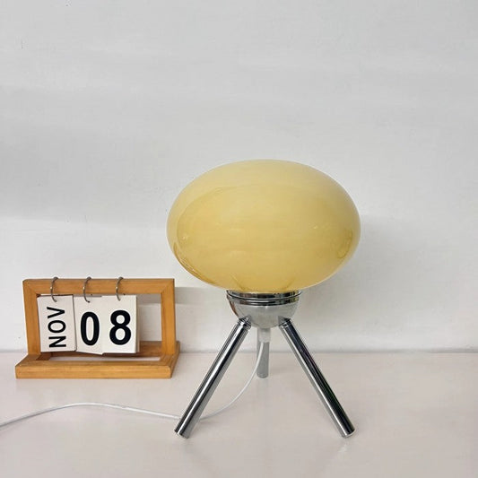 Frendorf | TripodGlow moderne Tischlampe aus Glas