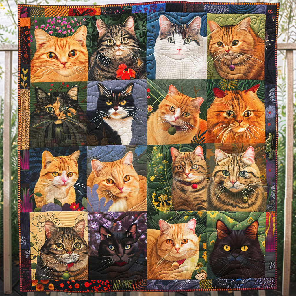 Love Cats Quilt