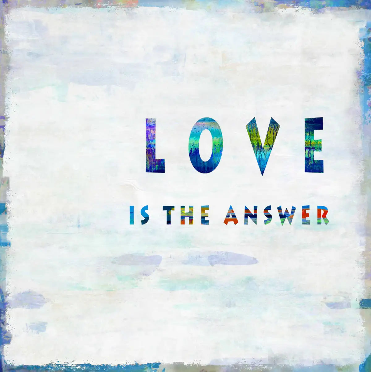 Frendorf | Love Is The Answer In Color Wandkunst
