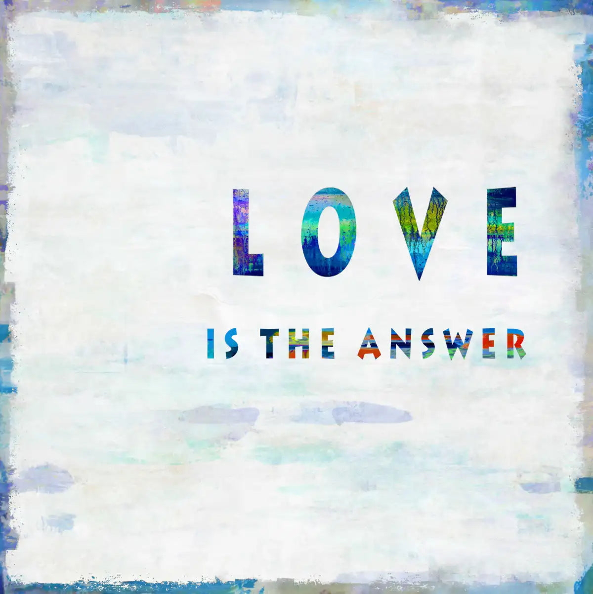 Frendorf | Love Is The Answer In Color Wandkunst
