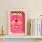 Liebe Du bist mein perfektes Match' Vintage Sticky Poster